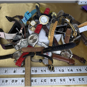 Watch Bundle 2.64 lbs Mixed Brands Untested For Parts or Repair Mens Womans